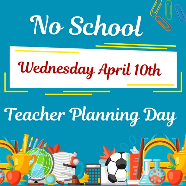 No School Teacher Planning Day